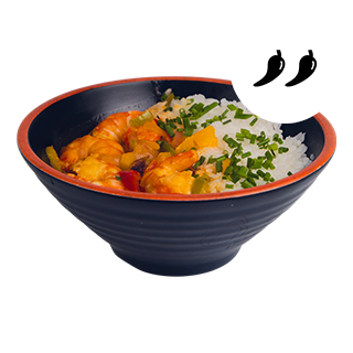 Gambas Curry 2